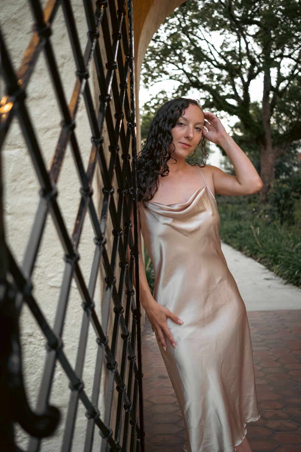 Amara Satin Wrap Dress