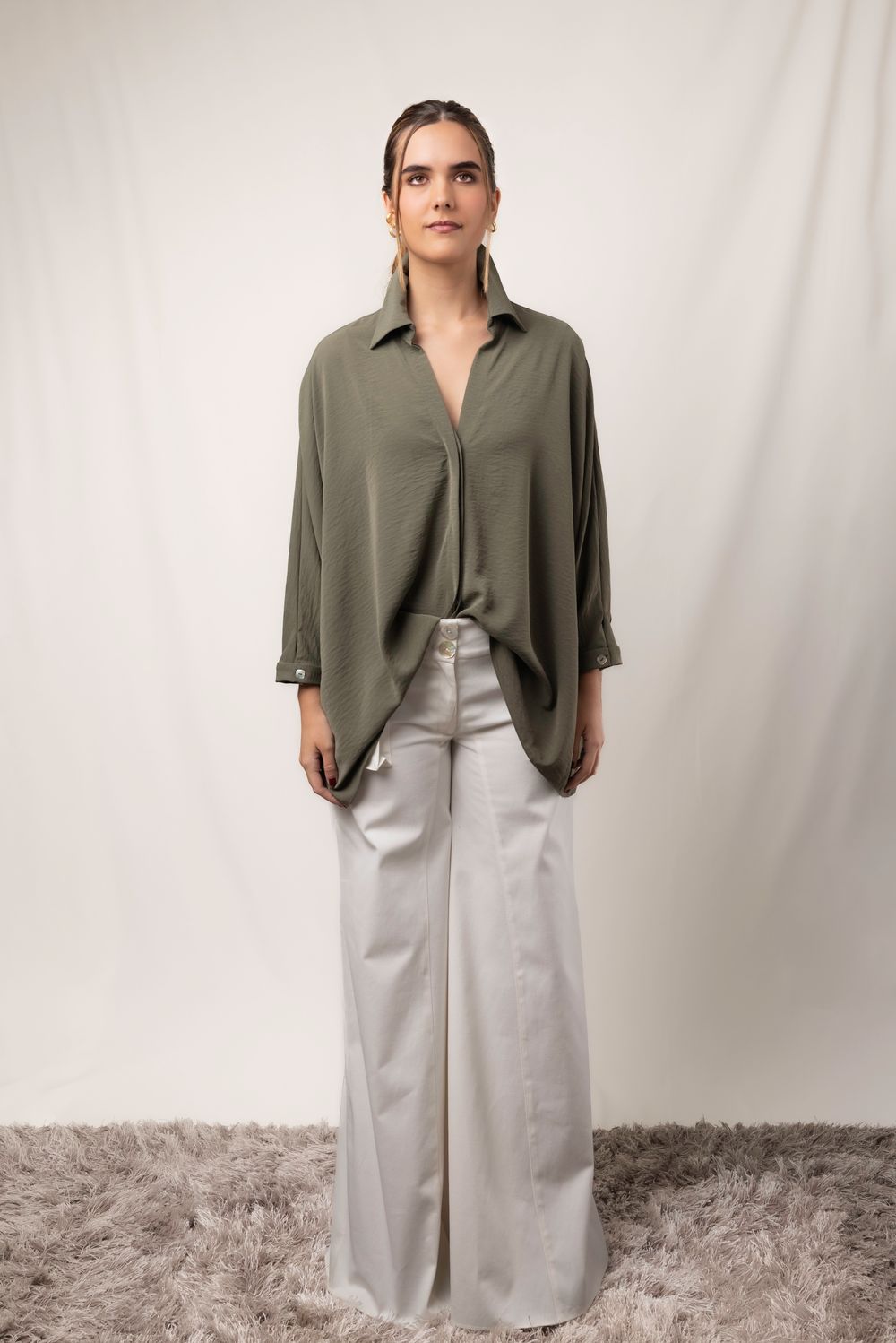Jade Wide-Leg Trousers