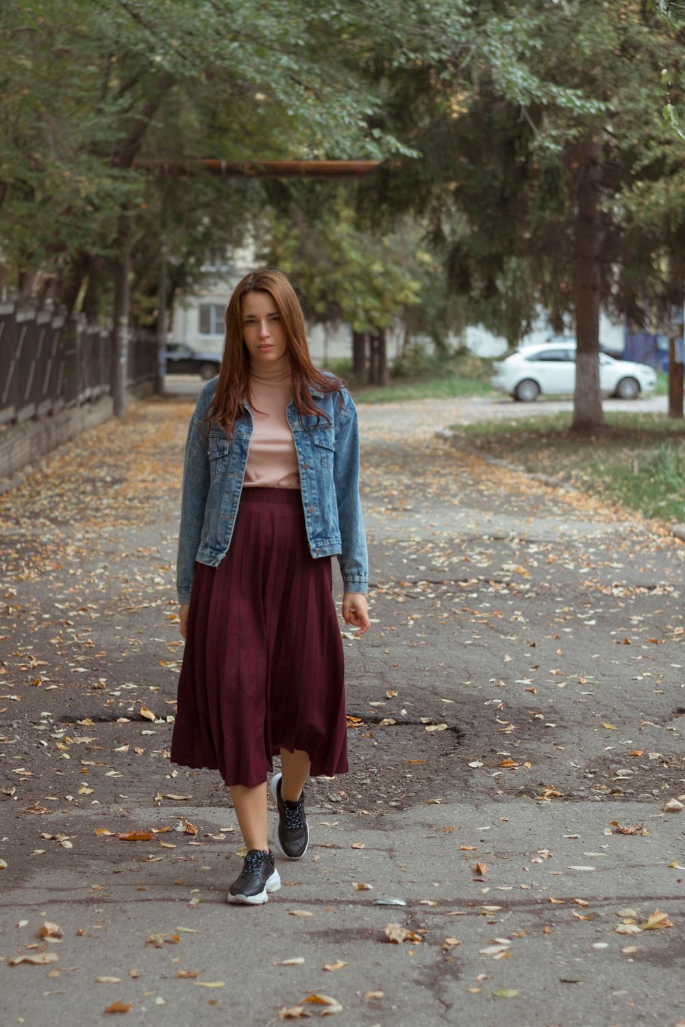 Petra Denim Midi Skirt