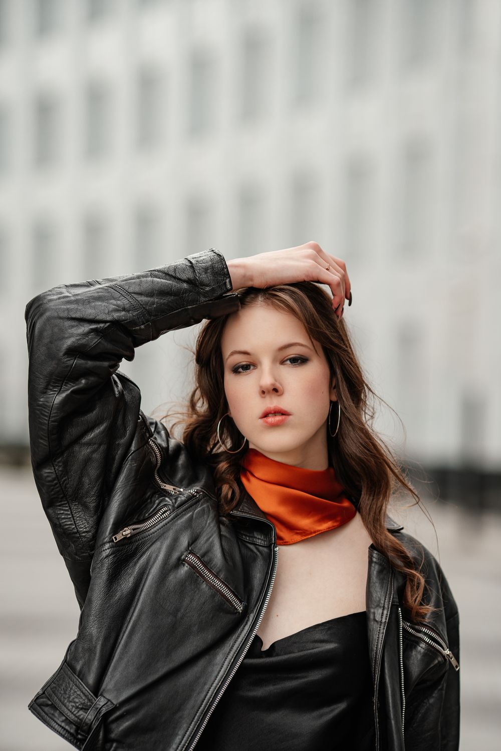 Sienna Leather Biker Jacket